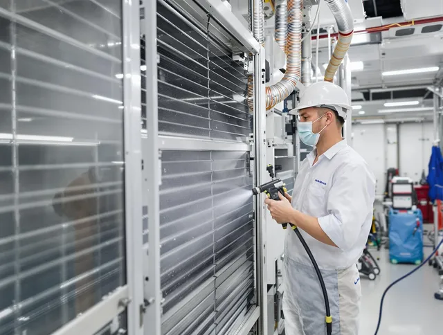 Professional AC coil cleaning by Abington Air Duct Cleaning in Abington