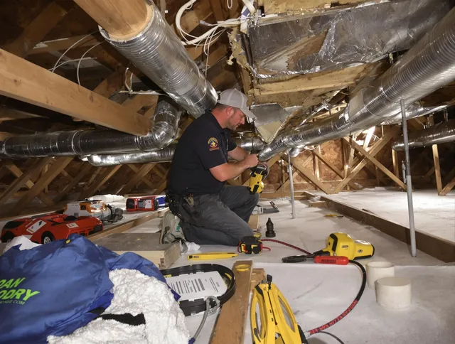 Professional air duct repair by Abington Air Duct Cleaning in Abington