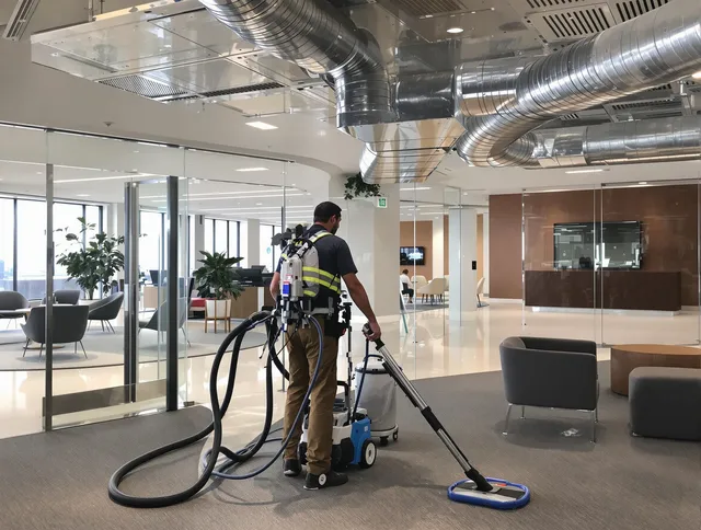 Commercial duct cleaning service by Abington Air Duct Cleaning in Abington